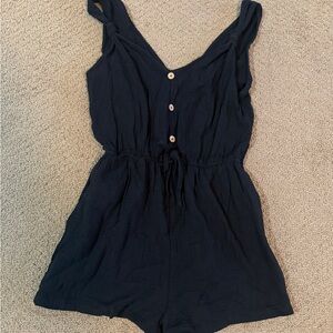Black shorts romper new